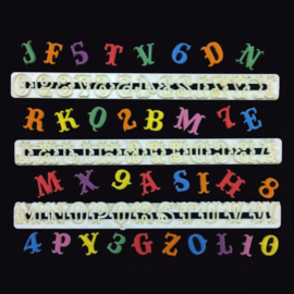 FMM | Carnival Alphabet & numbers set (2.2 cm) Upper Case