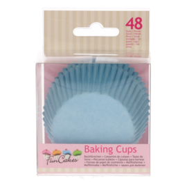 Funcakes | Baking cups Light Blue