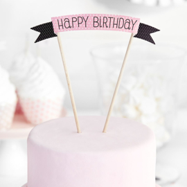 PartyDeco | Cake topper sweets Happy birthday
