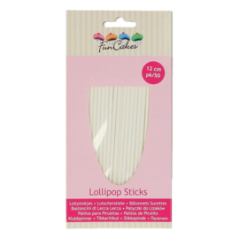 FunCakes | Lollipop Sticks 12cm pk/50