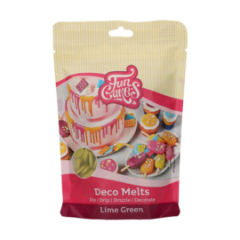 FunCakes | Deco Melts -Limegroen- 250G