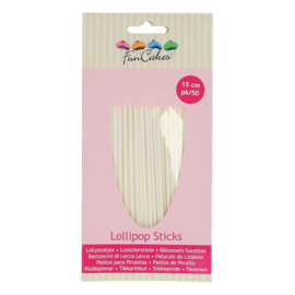 FunCakes | Lollipop Sticks 15cm pk/50