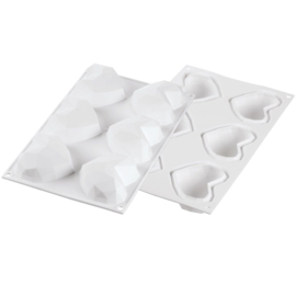 Silikomart | Mould Amorini Origami Geometric Heart Mini