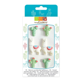 Scrapcooking | Alpaca Sugar Decorations set/6