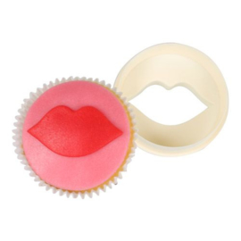 FMM | Double Sided Cupcake Cutter Lips / Circle