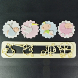 FMM | Adorable baby Cutter set (set/4)