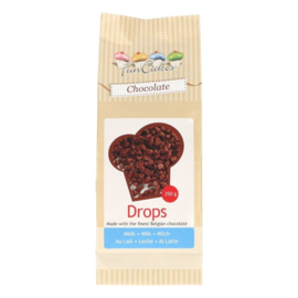 FunCakes | Chocolade Drops Melk -350G-