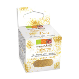 Scrapcooking | Edible Glitters Gold 5g