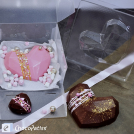 ChocoPatiss | Chocoladevorm diamant hart