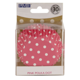 PME | Polkadot pink foil baking cups