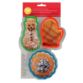 Wilton | Silicone Pannenkoek / Pancake Mallen (set/3)