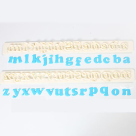 FMM | Art Deco Alphabet cutter set (1.5 cm) Lower case