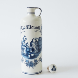 Delfts blauwe jenever kruik "De Monnik" - door Royal Goedewaagen