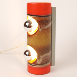 Mid century fat lava wandlamp voor sfeervol licht
