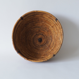 Antieke Indiase bamboe mand (klein)