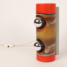 Mid century fat lava wandlamp voor sfeervol licht