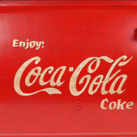 Coca cola koelbox met flesopener