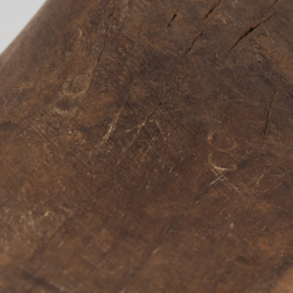 Oude massief houten vintage schoenmal / schoenleest in maat 8