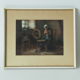 Granny at her Wheel