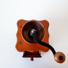 Roodkoperen Koffiemolen Douwe Egberts uit de jaren '70
