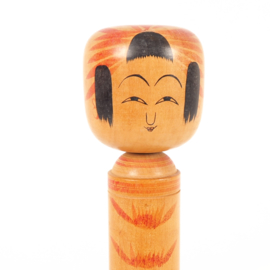 Hijiori Kokeshi - gemaakt door Okuyama Kuraji (1934-2008)