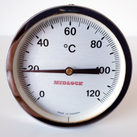 Stoere vintage Midlock thermometer