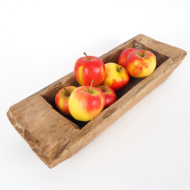 Indiase oude robuuste houten schaal