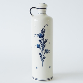 Delfts blauwe Bols jeneverkruik met Hollandse stellingmolen