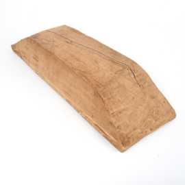 Indiase oude robuuste houten schaal
