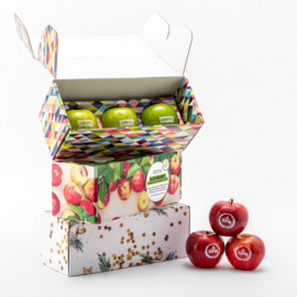 Geschenkverpakking Met 3 Appels