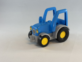Tractor blauw Duplo