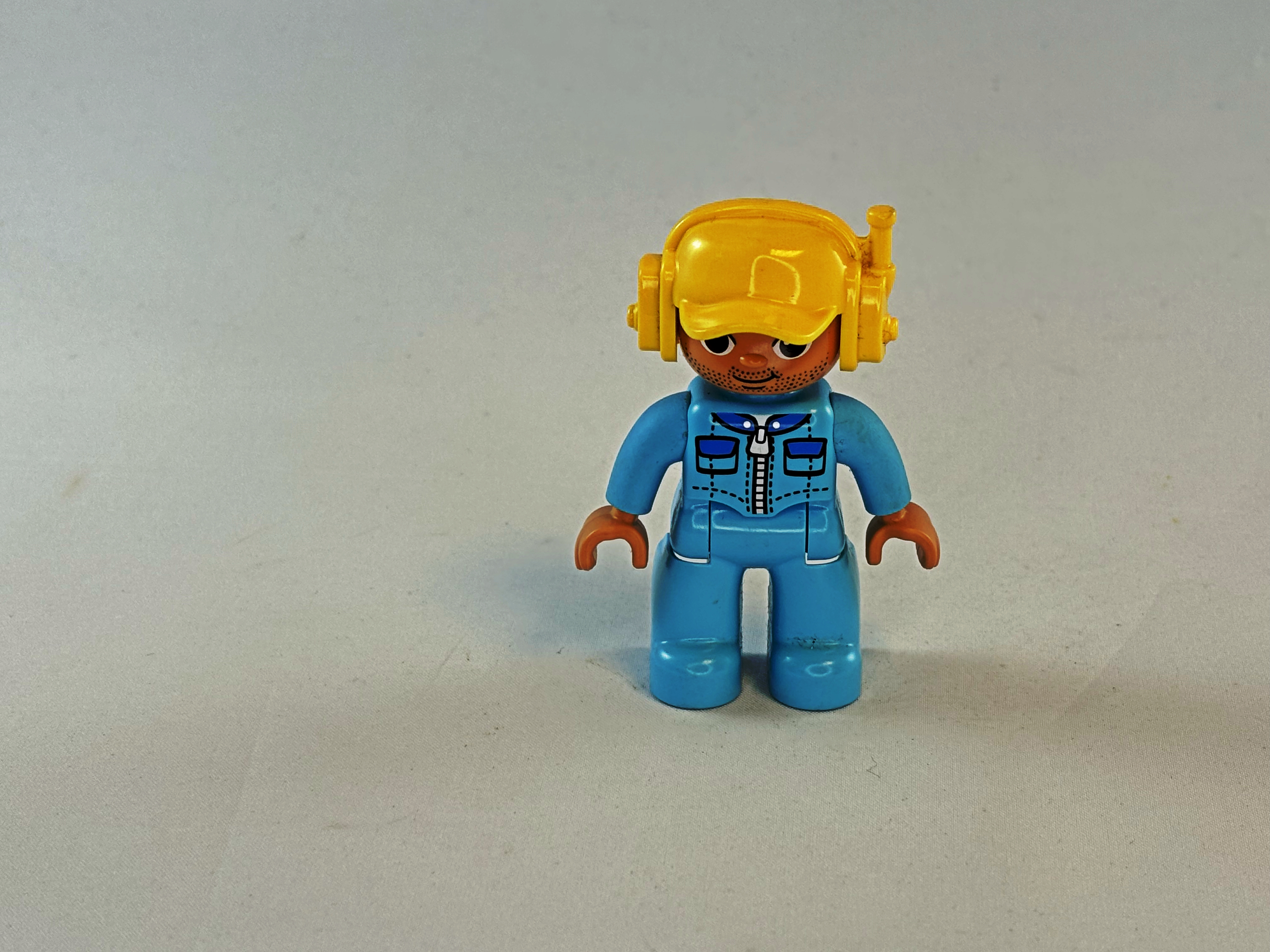 Bouwvakker blauw geel Duplo