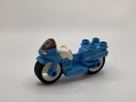 Motor Spider-Man azuurblauw Duplo