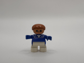 Jongen met blauwe trui Duplo