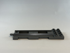 Eindstuk treinspoor bruingrijs Duplo