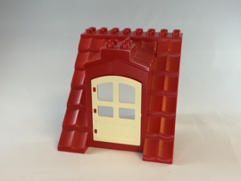 Dak rood met deur Duplo