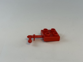 Valbrug onderdeel rood Duplo