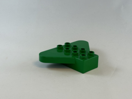 Vliegtuig blok / vleugel groen Duplo