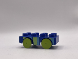 Monorail onderstel blauw groen Duplo