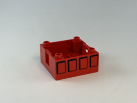Kist van container rood Duplo