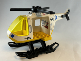 Helikopter eerste hulp (ziekenhuis) met kap Duplo