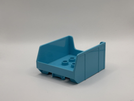 Kiepbak azuurblauw zonder houder  Duplo