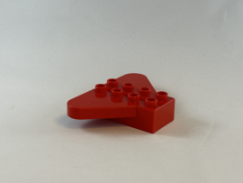 Vliegtuig blok / vleugel rood Duplo