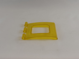 Klepje voor vormen doos primo transparant geel Duplo