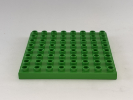 Plaat 8x8 felgroen Duplo