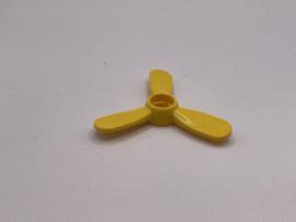 Propeller vliegtuig geel Duplo