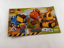 Bouwboekje 10812 graafmachine Duplo