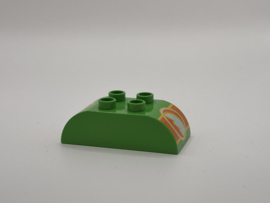 Chug (Planes) blok afgerond felgroen Duplo