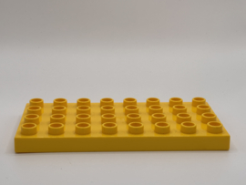 Plaat 4x8 geel Duplo