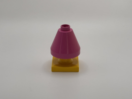 Lamp roze geel Duplo